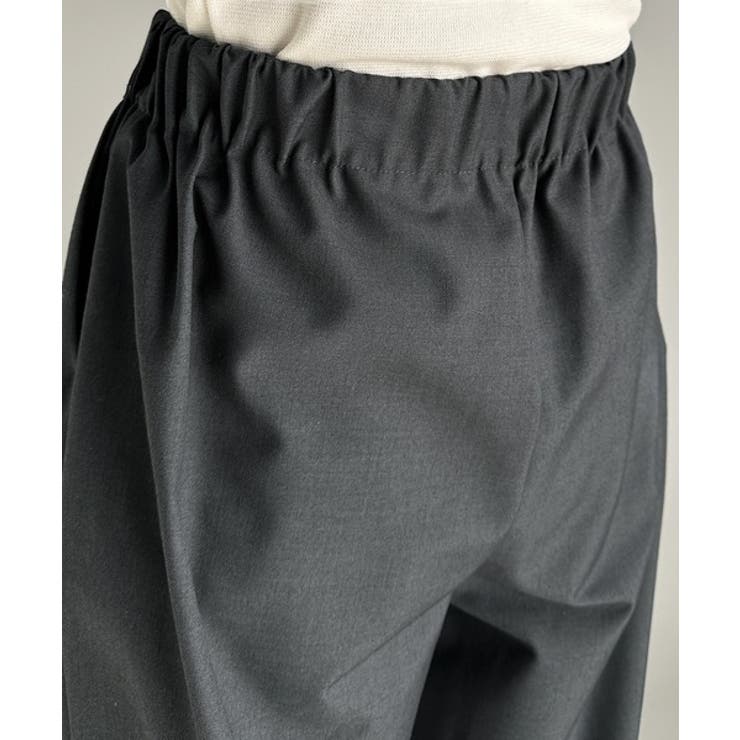 大人のこなれ感を演出。ツイルハイウエスト2タックワイドスラックスパンツ | Classical Elf  | 詳細画像32 