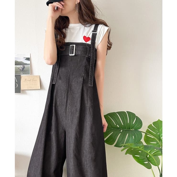 2WAYで楽しむ！旬シルエット。太ベルトライトオンスデニムサロペット | Classical Elf  | 詳細画像3 