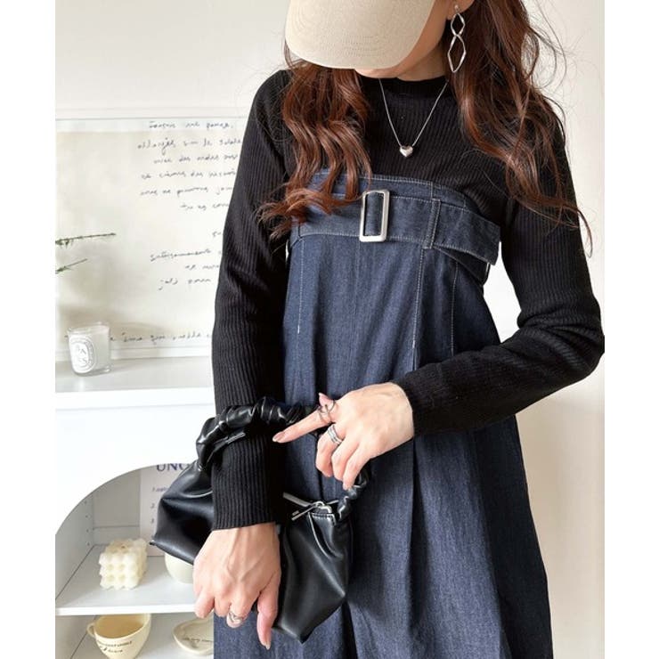 2WAYで楽しむ！旬シルエット。太ベルトライトオンスデニムサロペット | Classical Elf  | 詳細画像33 