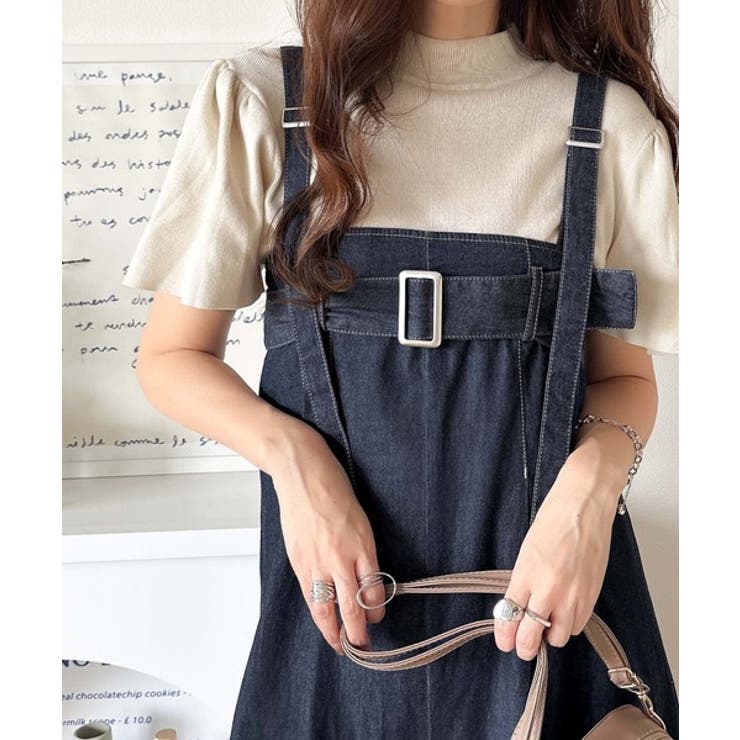 2WAYで楽しむ！旬シルエット。太ベルトライトオンスデニムサロペット | Classical Elf  | 詳細画像22 