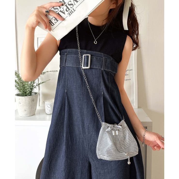 2WAYで楽しむ！旬シルエット。太ベルトライトオンスデニムサロペット | Classical Elf  | 詳細画像25 