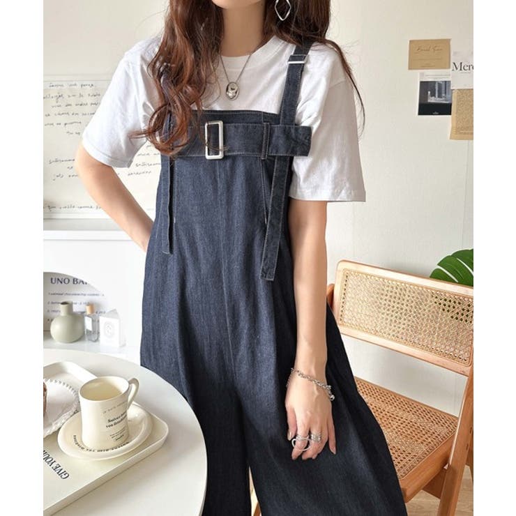 2WAYで楽しむ！旬シルエット。太ベルトライトオンスデニムサロペット | Classical Elf  | 詳細画像26 