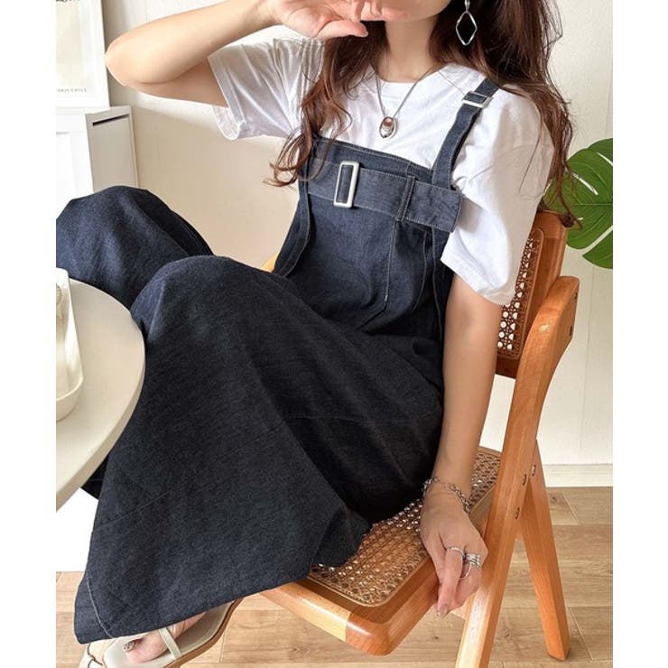 2WAYで楽しむ！旬シルエット。太ベルトライトオンスデニムサロペット | Classical Elf  | 詳細画像27 