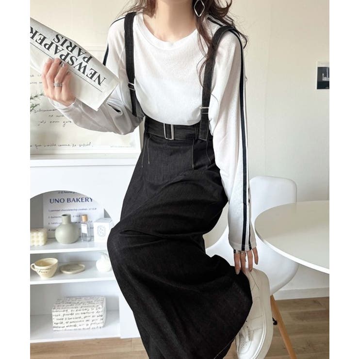 2WAYで楽しむ！旬シルエット。太ベルトライトオンスデニムサロペット | Classical Elf  | 詳細画像16 