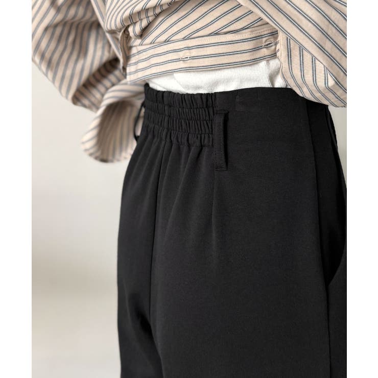 美脚もこなれ感も両立！大人の洒落ワイドが主役になる、ブラッシュドジャージハイウエ… | Classical Elf  | 詳細画像34 