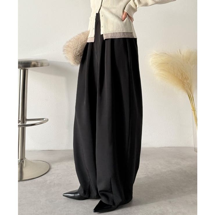 1年中使えて、ONもOFFも主役級。高機能タックワイドカーブシルエットスラックス… | Classical Elf  | 詳細画像9 