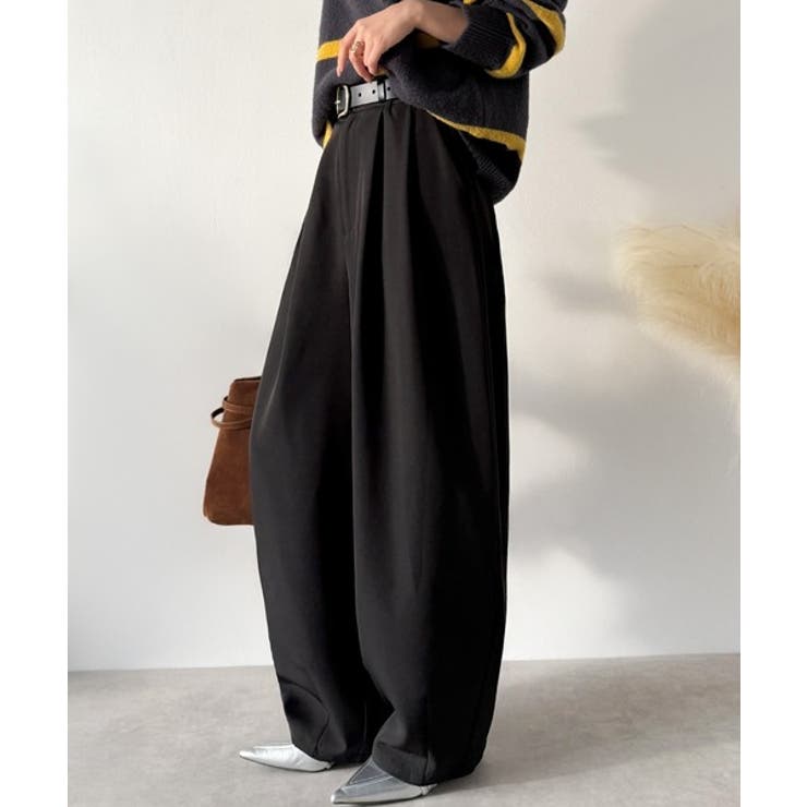 1年中使えて、ONもOFFも主役級。高機能タックワイドカーブシルエットスラックス… | Classical Elf  | 詳細画像12 