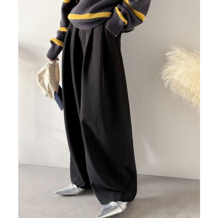 1年中使えて、ONもOFFも主役級。高機能タックワイドカーブシルエットスラックス… | Classical Elf  | 詳細画像13 