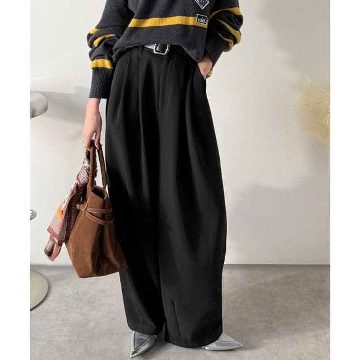 1年中使えて、ONもOFFも主役級。高機能タックワイドカーブシルエットスラックス… | Classical Elf  | 詳細画像14 