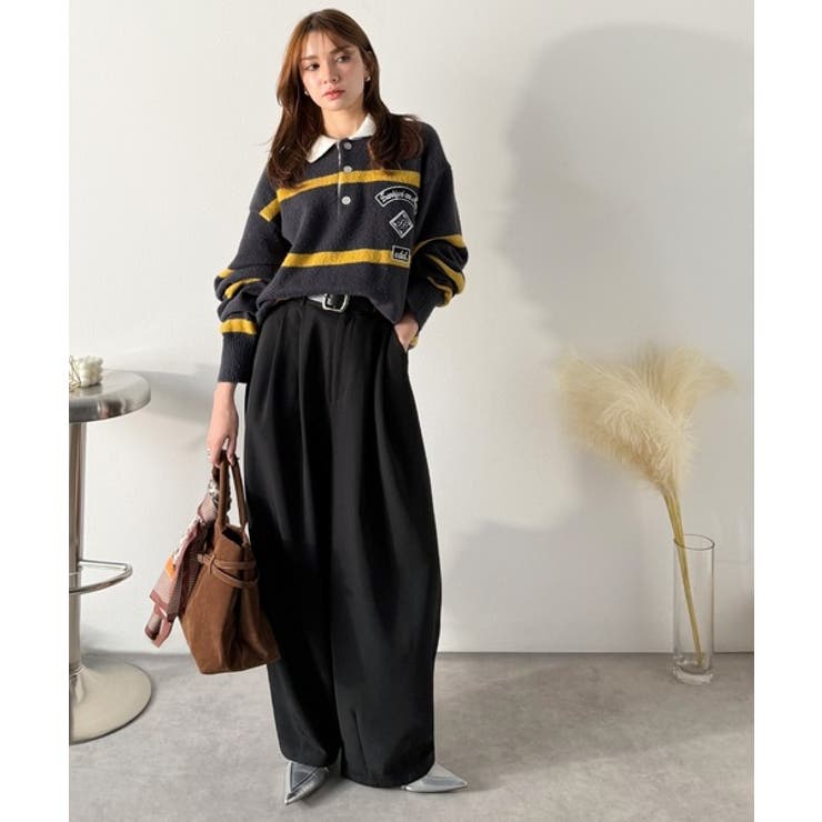 1年中使えて、ONもOFFも主役級。高機能タックワイドカーブシルエットスラックス… | Classical Elf  | 詳細画像15 