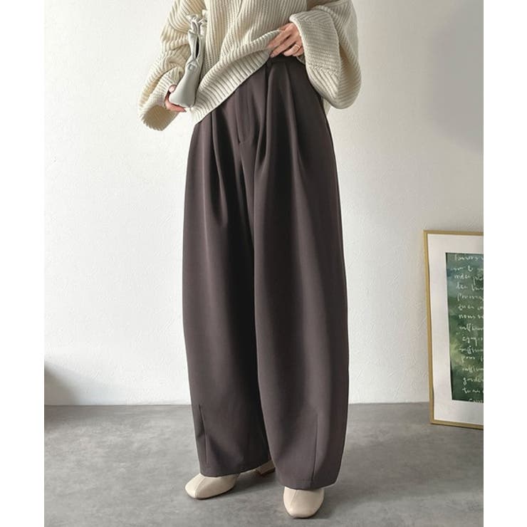 1年中使えて、ONもOFFも主役級。高機能タックワイドカーブシルエットスラックス… | Classical Elf  | 詳細画像16 