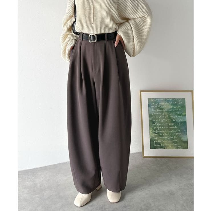 1年中使えて、ONもOFFも主役級。高機能タックワイドカーブシルエットスラックス… | Classical Elf  | 詳細画像18 