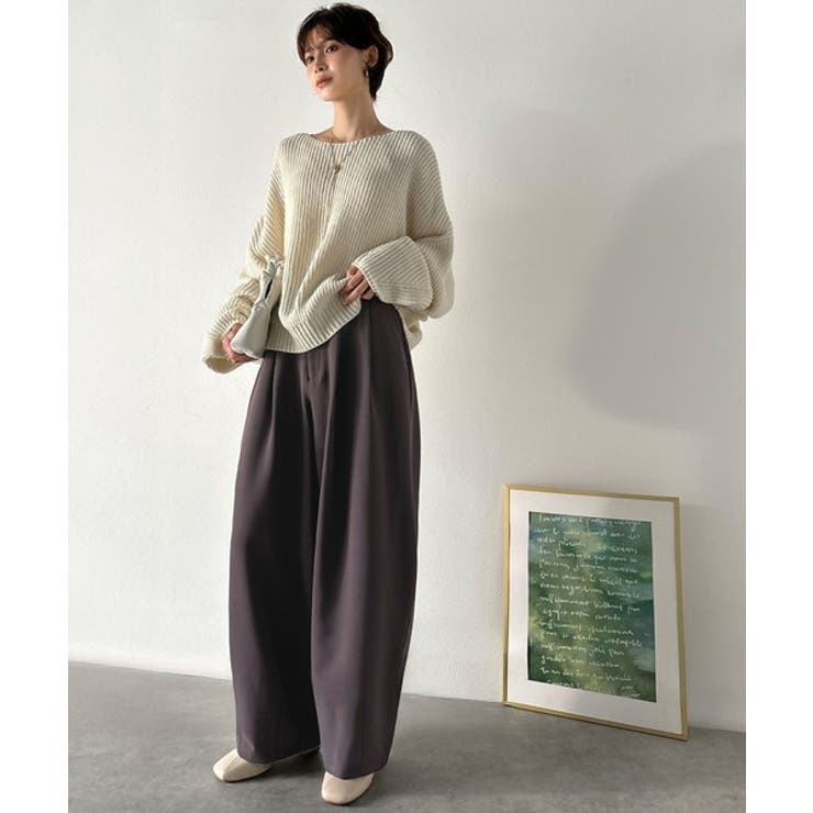 1年中使えて、ONもOFFも主役級。高機能タックワイドカーブシルエットスラックス… | Classical Elf  | 詳細画像19 