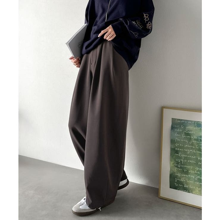 1年中使えて、ONもOFFも主役級。高機能タックワイドカーブシルエットスラックス… | Classical Elf  | 詳細画像20 