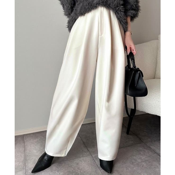 1年中使えて、ONもOFFも主役級。高機能タックワイドカーブシルエットスラックス… | Classical Elf  | 詳細画像2 