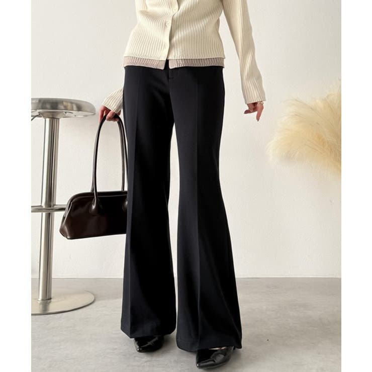 エレガントなフレアシルエットで、スタイルアップを実現！ブラッシュドジャージーセミ… | Classical Elf  | 詳細画像7 