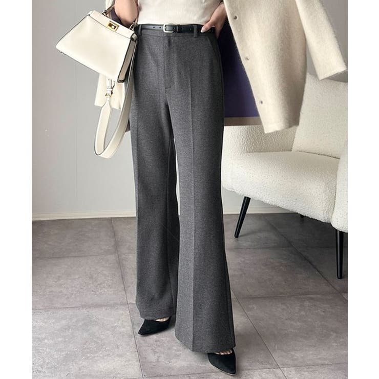 エレガントなフレアシルエットで、スタイルアップを実現！ブラッシュドジャージーセミ… | Classical Elf  | 詳細画像9 