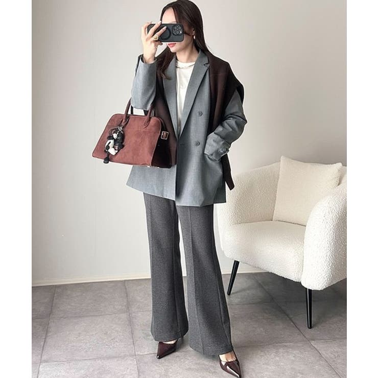 エレガントなフレアシルエットで、スタイルアップを実現！ブラッシュドジャージーセミ… | Classical Elf  | 詳細画像11 