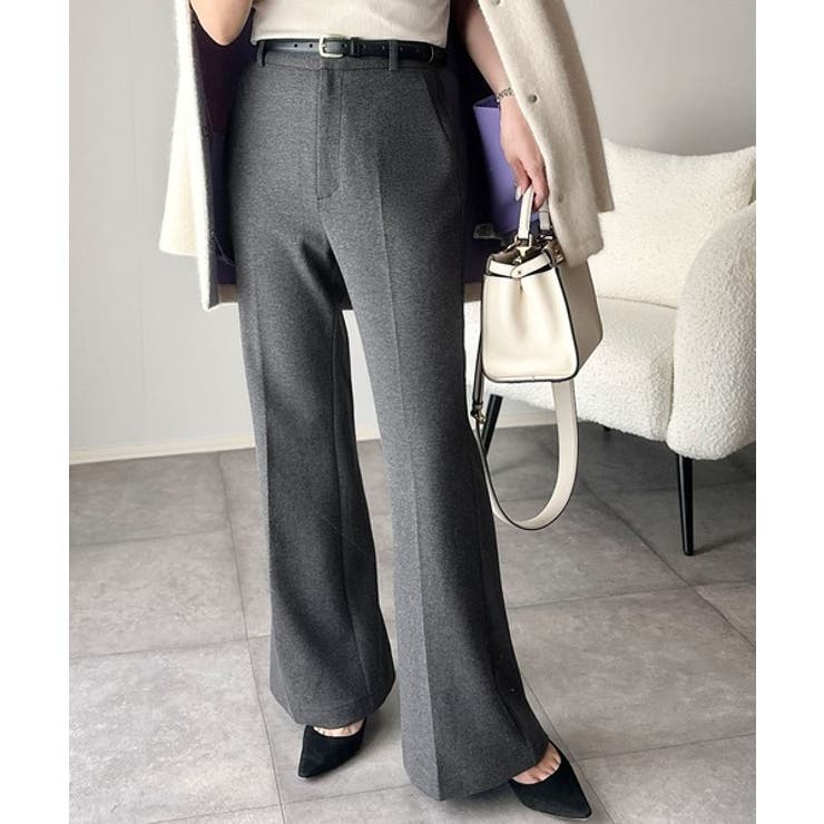 エレガントなフレアシルエットで、スタイルアップを実現！ブラッシュドジャージーセミ… | Classical Elf  | 詳細画像12 