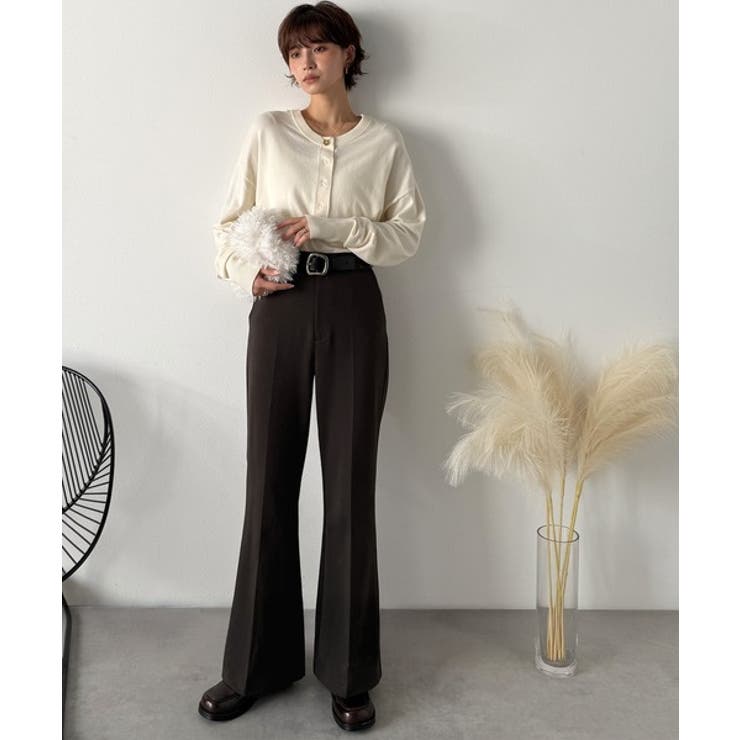 エレガントなフレアシルエットで、スタイルアップを実現！ブラッシュドジャージーセミ… | Classical Elf  | 詳細画像17 