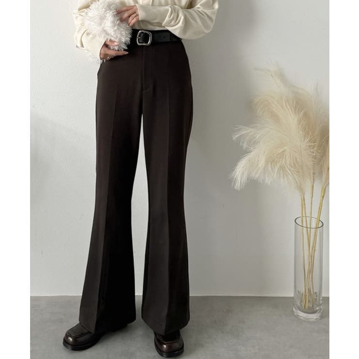 エレガントなフレアシルエットで、スタイルアップを実現！ブラッシュドジャージーセミ… | Classical Elf  | 詳細画像18 