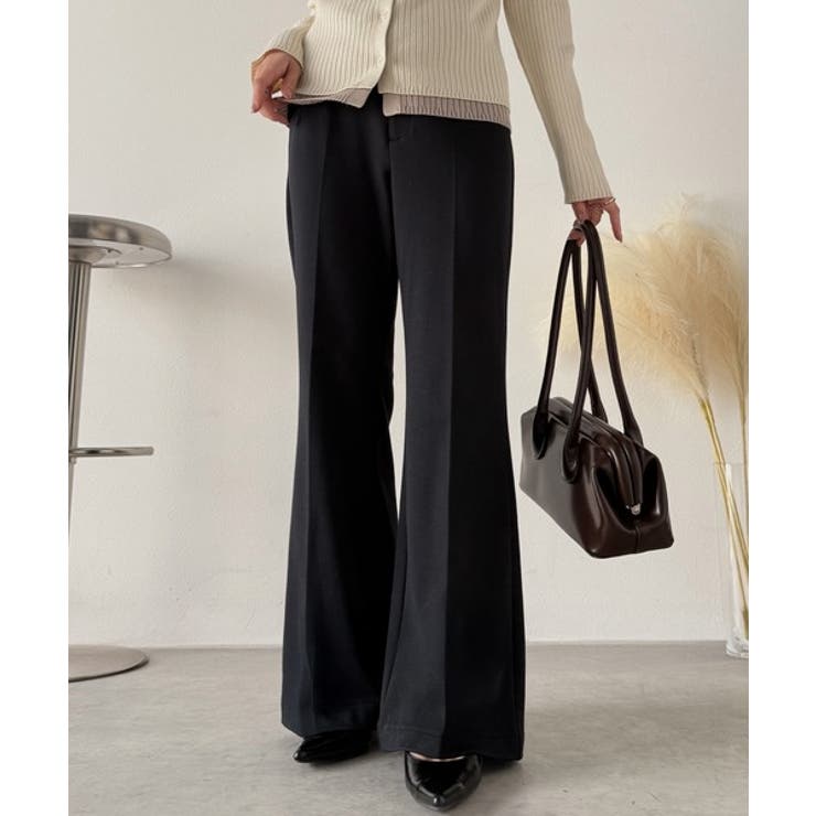 エレガントなフレアシルエットで、スタイルアップを実現！ブラッシュドジャージーセミ… | Classical Elf  | 詳細画像5 