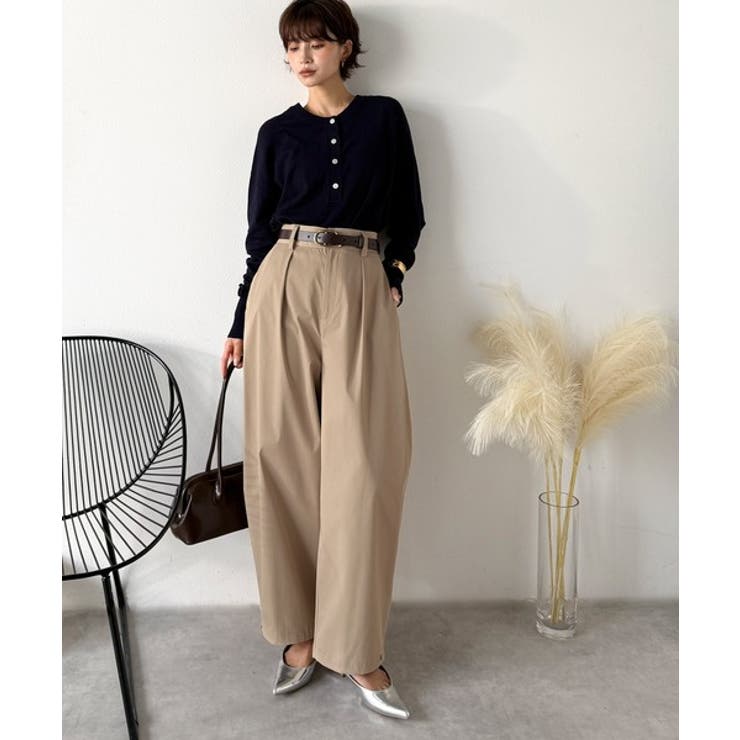 オンからオフまで私の定番！カーブが生み出す最旬バランス。サイドホールドカーブパン… | Classical Elf  | 詳細画像10 