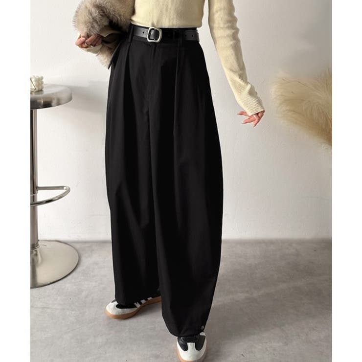 オンからオフまで私の定番！カーブが生み出す最旬バランス。サイドホールドカーブパン… | Classical Elf  | 詳細画像1 