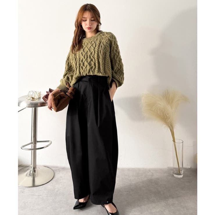 オンからオフまで私の定番！カーブが生み出す最旬バランス。サイドホールドカーブパン… | Classical Elf  | 詳細画像5 