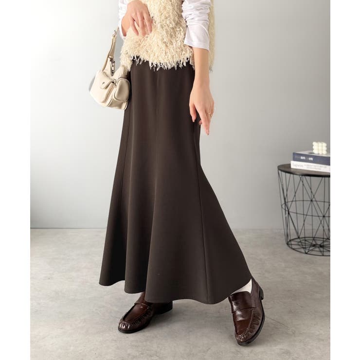 フレアシルエットで360度美人見え♪ダブルクロス素材バックシャーリングマーメイド… | Classical Elf  | 詳細画像21 