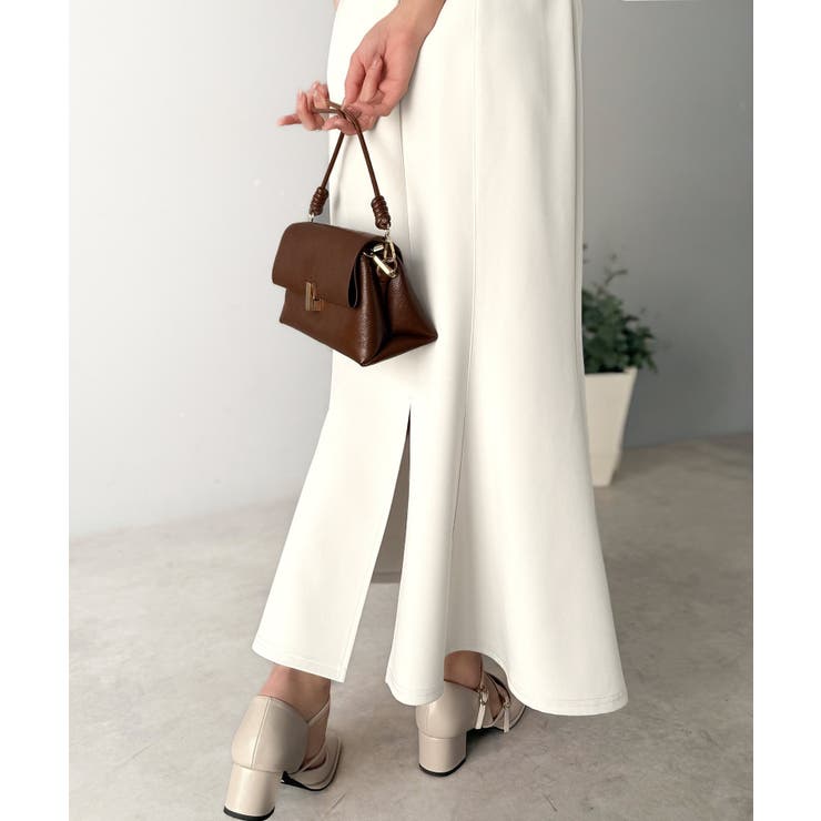 フレアシルエットで360度美人見え♪ダブルクロス素材バックシャーリングマーメイド… | Classical Elf  | 詳細画像24 