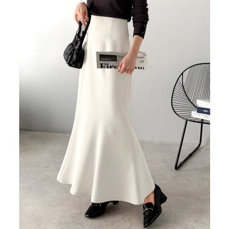 フレアシルエットで360度美人見え♪ダブルクロス素材バックシャーリングマーメイド… | Classical Elf  | 詳細画像1 