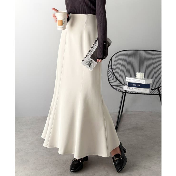 フレアシルエットで360度美人見え♪ダブルクロス素材バックシャーリングマーメイド… | Classical Elf  | 詳細画像2 