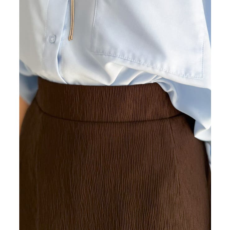 【吸水速乾 防シワ機能付き】お手入れラクチン♪縦ライン強調で、すっきり細見え。ウ… | Classical Elf  | 詳細画像19 