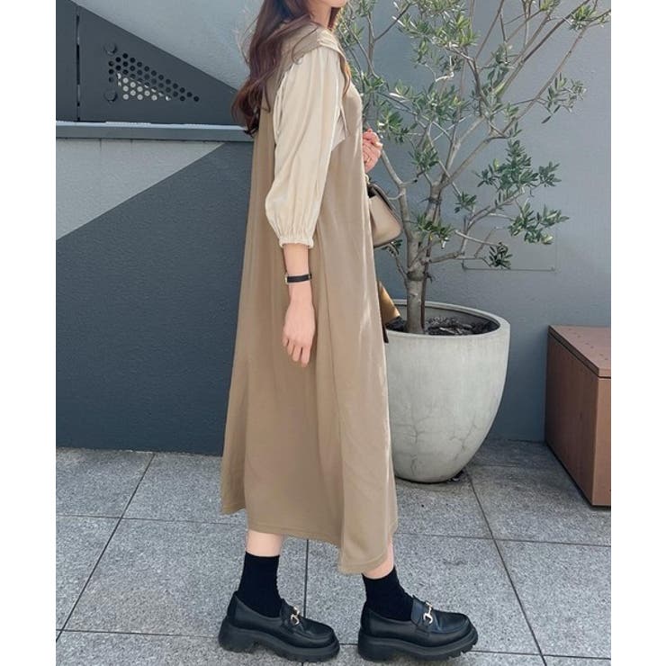 旬顔、ぽわん袖。異素材ドッキングワンピース | Classical Elf  | 詳細画像27 