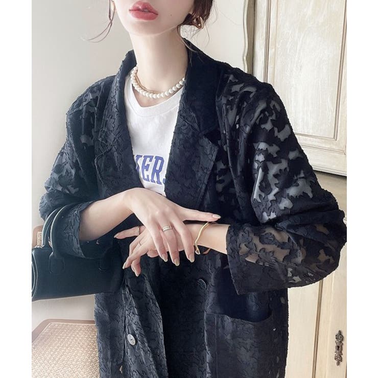 1枚で上級見え。シアージャガードジャケット[品番：WZ000004512