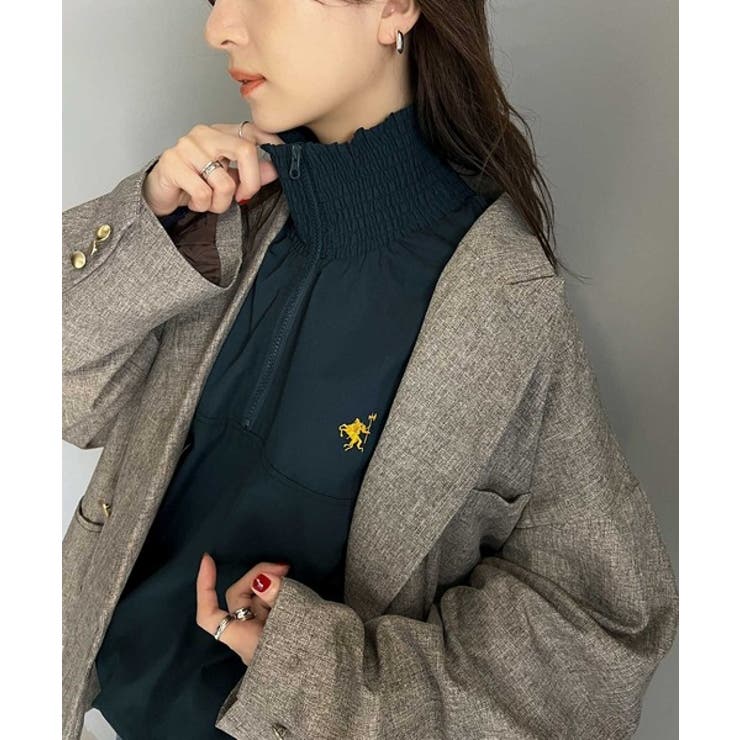 COTTON MESH STRIPE ZIP-UP CARDIGAN | YOKE