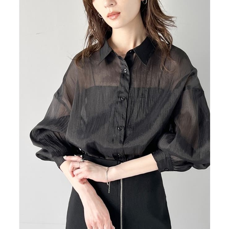 大人モード煌めく、シャイニーシアーブラウス | Classical Elf  | 詳細画像1 