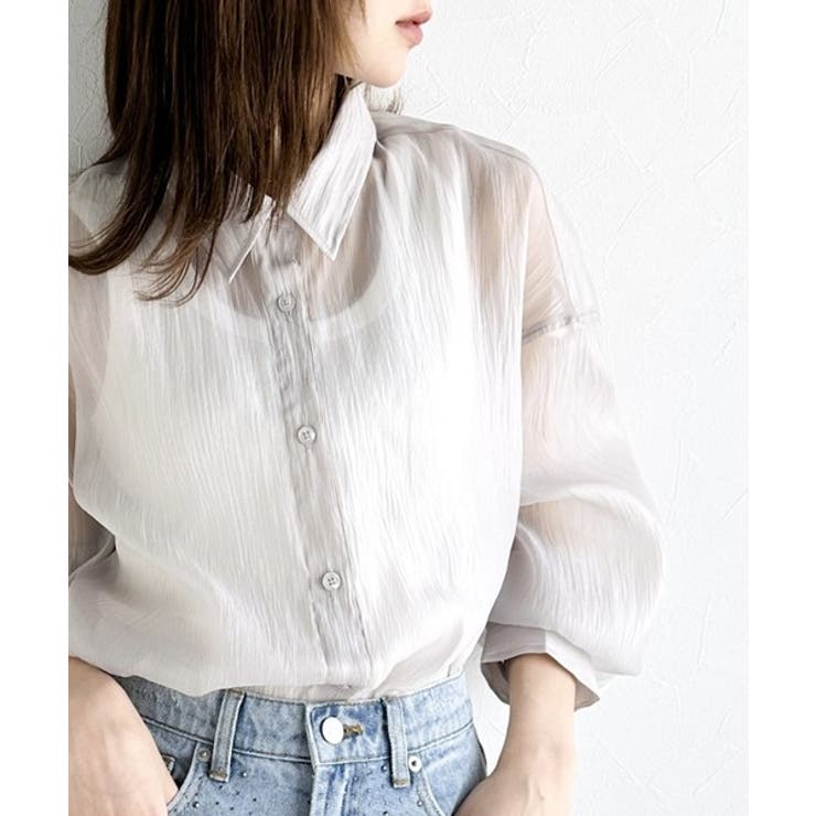 大人モード煌めく、シャイニーシアーブラウス | Classical Elf  | 詳細画像4 