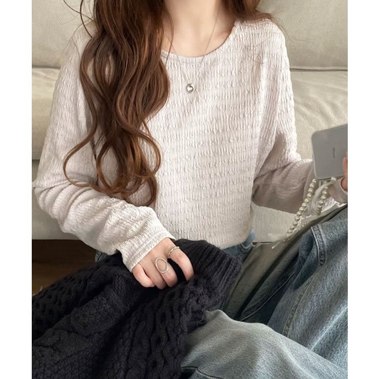 毎日着たくなる万能アイテム。クルーネックジャガードプルオーバー（長袖） | Classical Elf  | 詳細画像23 