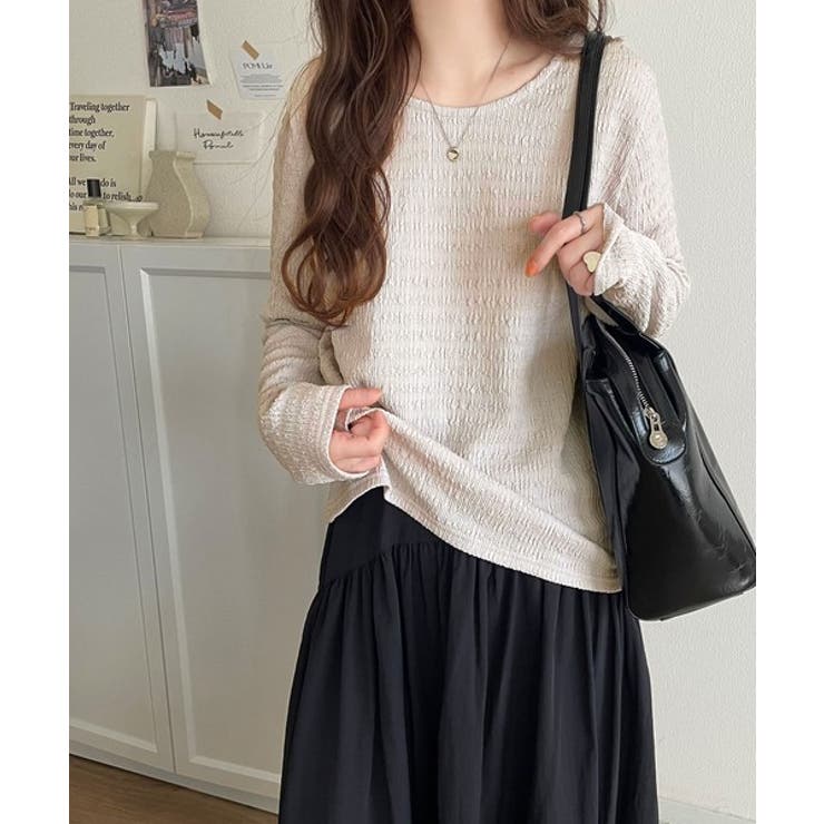 毎日着たくなる万能アイテム。クルーネックジャガードプルオーバー（長袖） | Classical Elf  | 詳細画像24 