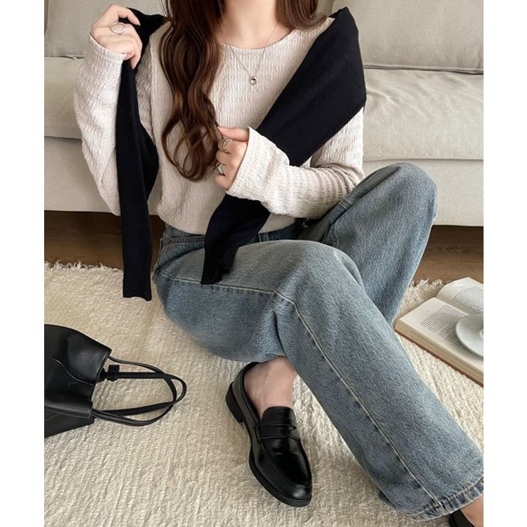 毎日着たくなる万能アイテム。クルーネックジャガードプルオーバー（長袖） | Classical Elf  | 詳細画像25 