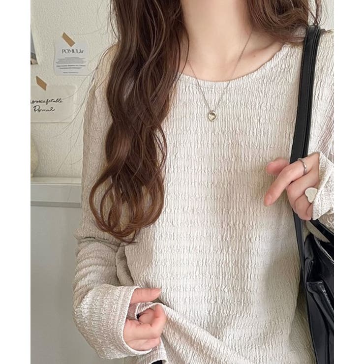 毎日着たくなる万能アイテム。クルーネックジャガードプルオーバー（長袖） | Classical Elf  | 詳細画像26 