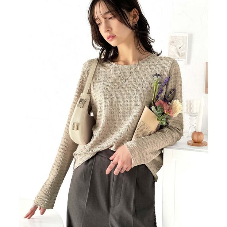 毎日着たくなる万能アイテム。クルーネックジャガードプルオーバー（長袖） | Classical Elf  | 詳細画像32 