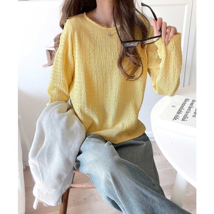 毎日着たくなる万能アイテム。クルーネックジャガードプルオーバー（長袖） | Classical Elf  | 詳細画像42 