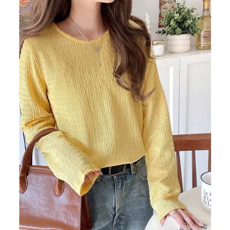 毎日着たくなる万能アイテム。クルーネックジャガードプルオーバー（長袖） | Classical Elf  | 詳細画像43 