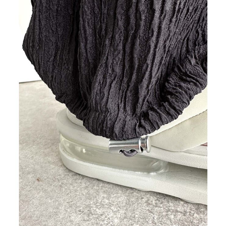 存在感ある凹凸ジャガード☆前後2way裾ドロストサロペット | Classical Elf  | 詳細画像28 