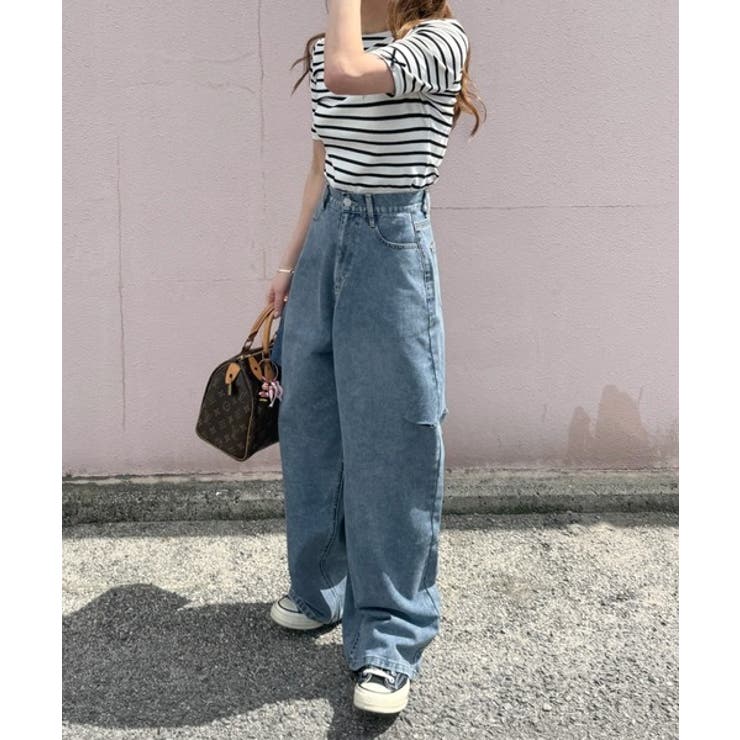 大人可愛いを叶える。前後2way袖リボンバックオープンリブトップス | Classical Elf  | 詳細画像33 