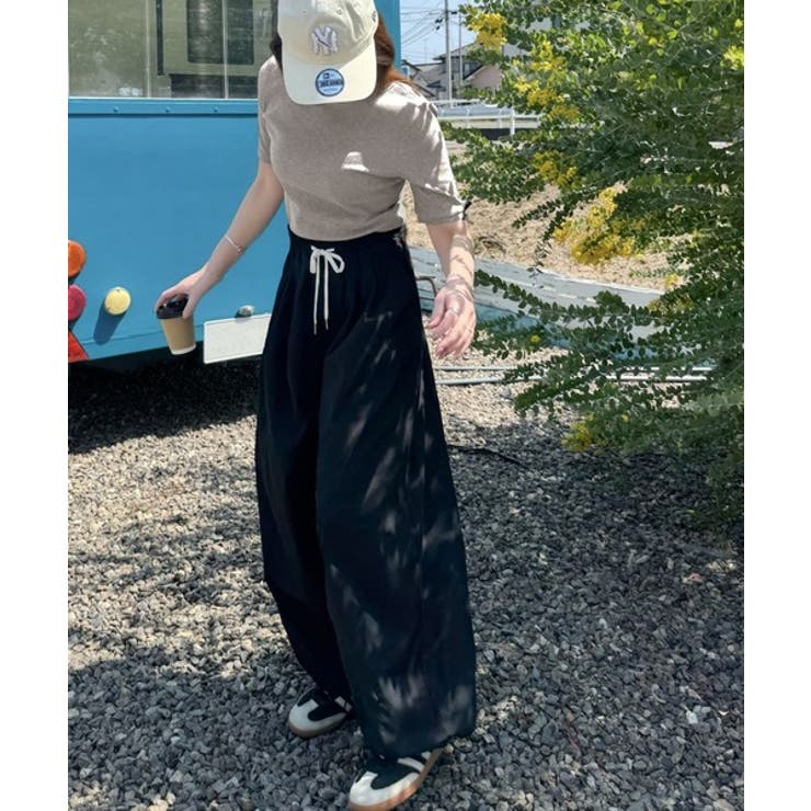 大人可愛いを叶える。前後2way袖リボンバックオープンリブトップス | Classical Elf  | 詳細画像49 