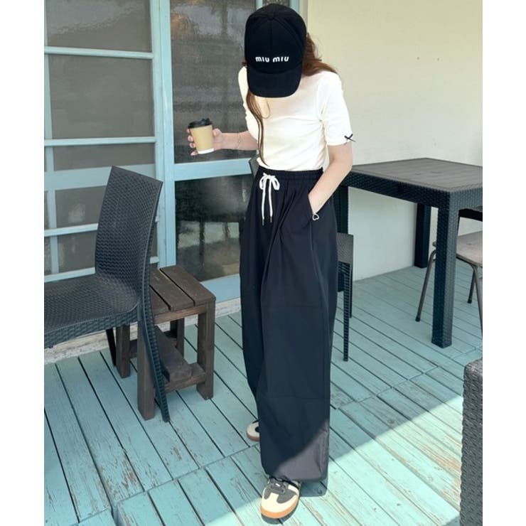大人可愛いを叶える。前後2way袖リボンバックオープンリブ